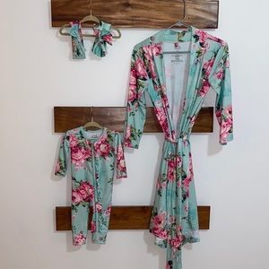 Posh Peanut mommy & me robe set S and 6-9 Months